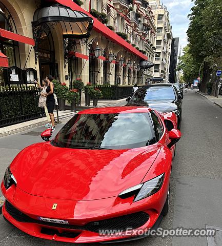 Ferrari Monza SP1 spotted in Paris, France