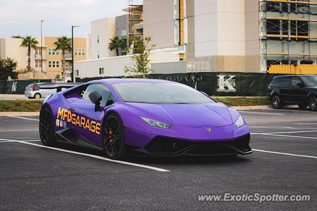 Lamborghini Huracan spotted in Jacksonville, Florida