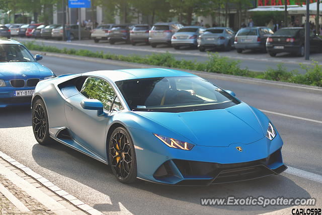 Lamborghini Huracan spotted in Warsaw, Poland