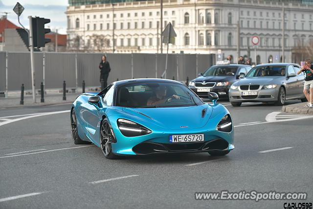 Mclaren 720S spotted in Warsaw, Poland