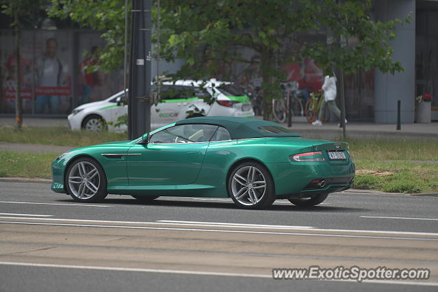 Aston Martin DB9 spotted in Warsaw, Poland