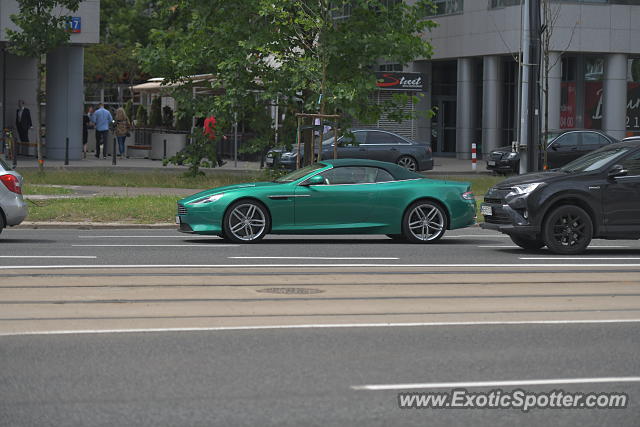 Aston Martin DB9 spotted in Warsaw, Poland