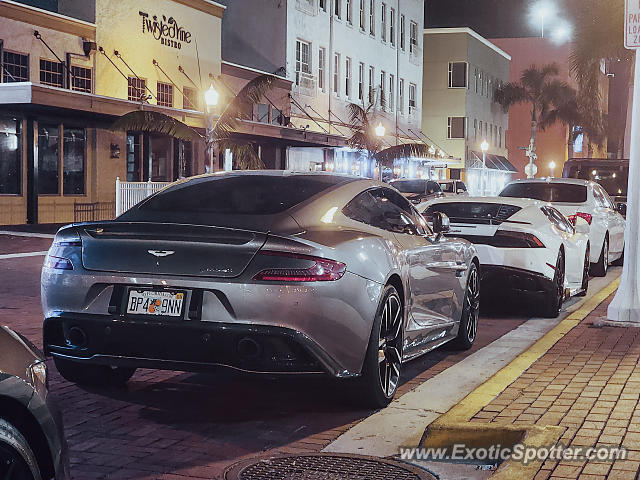 Aston Martin Vanquish spotted in Fort Myers, Florida