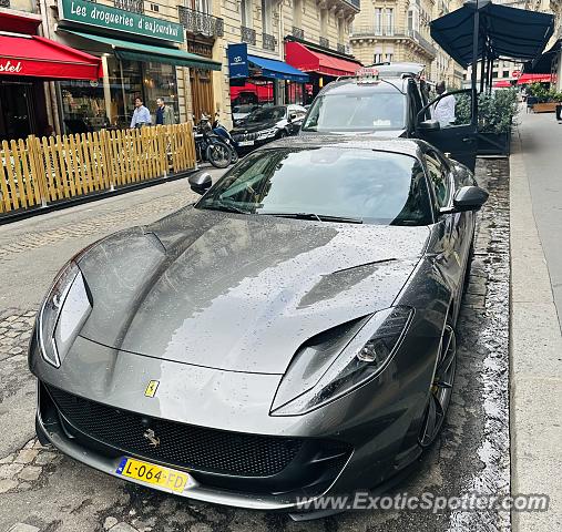 Ferrari 812 Superfast spotted in Paris, France