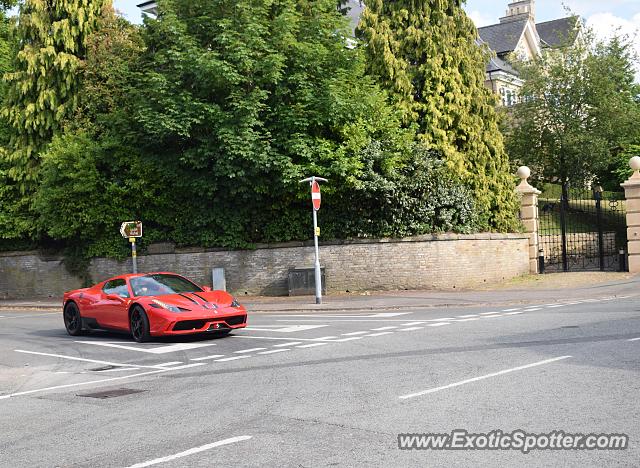 Ferrari 458 Italia spotted in Alderley Edge, United Kingdom