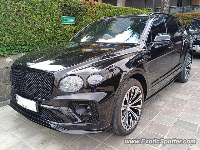 Bentley Bentayga spotted in Jakarta, Indonesia