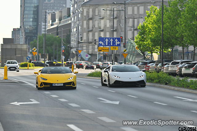 Lamborghini Huracan spotted in Warsaw, Poland