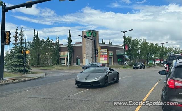 Lamborghini Huracan spotted in Edmonton, Canada