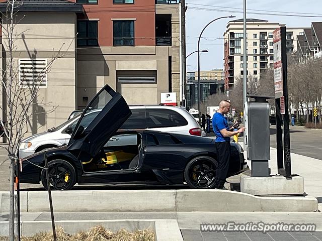 Lamborghini Murcielago spotted in Edmonton, Canada