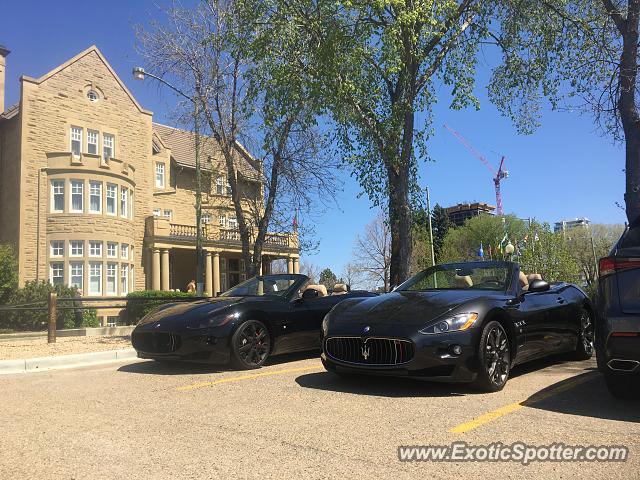 Maserati GranCabrio spotted in Edmonton, Canada