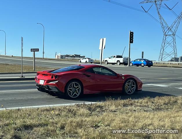 Ferrari F8 Tributo spotted in Edmonton, Canada