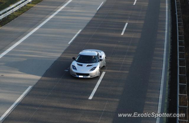 Lotus Evora spotted in Motoway, Germany