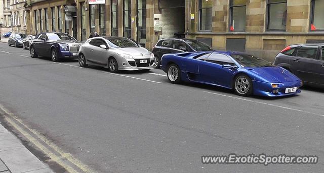 Lamborghini Diablo spotted in Glasgow, United Kingdom