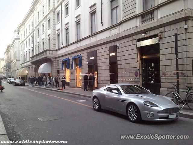 Aston Martin Vanquish spotted in Milan, Italy