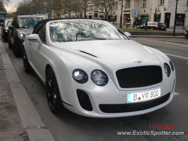 Bentley Continental spotted in Berlin, Germany