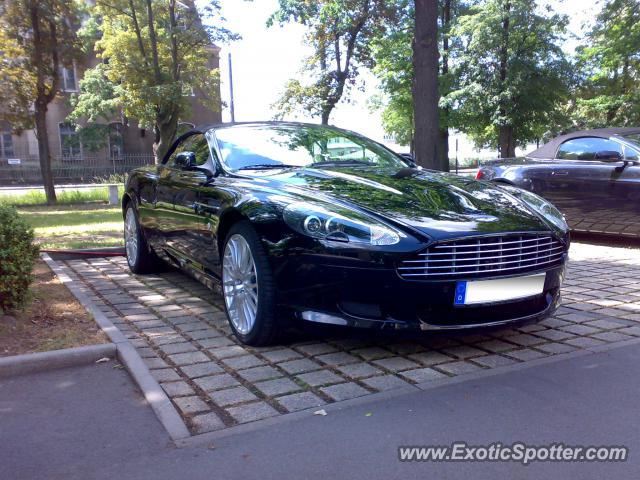 Aston Martin DB9 spotted in Dresden, Radebeul, Germany