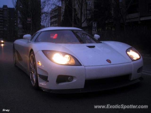 Koenigsegg CCX spotted in Budapest, Hungary