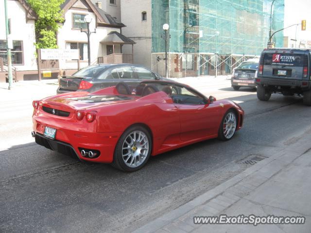 Ferrari F430 spotted in Winnipeg, Manitoba, Canada