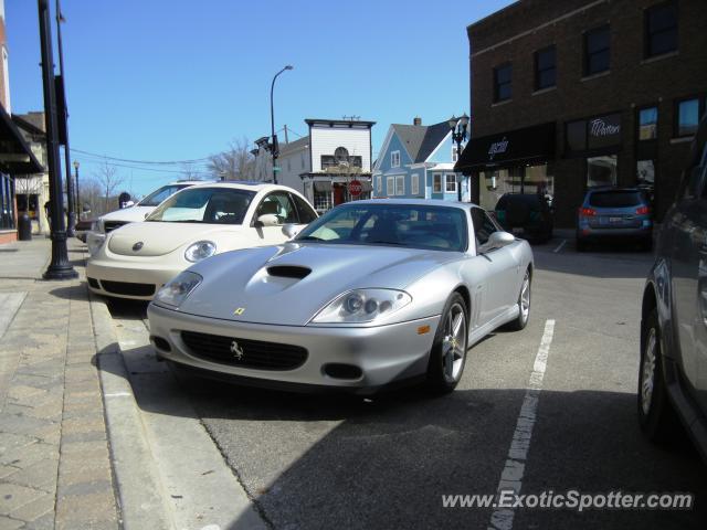 Ferrari 575M spotted in Barrington, Illinois