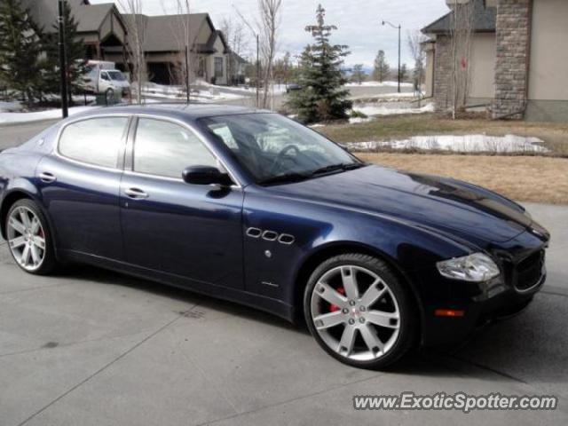 Maserati Quattroporte spotted in Winnipeg, Manitoba, Canada