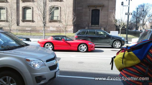 Dodge Viper spotted in Boston, Massachusetts