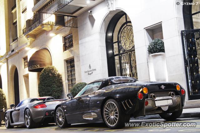 Spyker C8 spotted in Paris, France