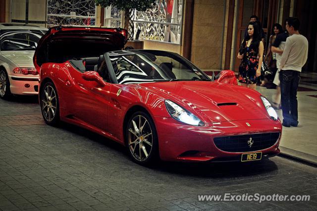 Ferrari California spotted in Kuala Lumpur, Malaysia
