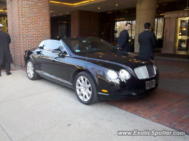 Bentley Continental spotted in Boston, Massachusetts