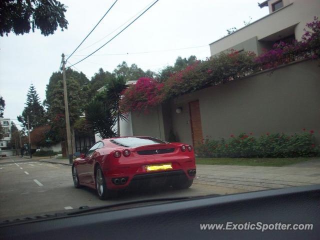 Ferrari F430 spotted in Lima, Peru