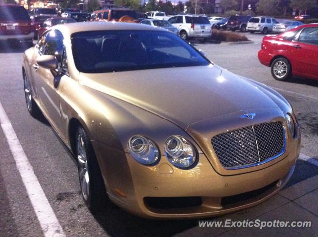 Bentley Continental spotted in Jacksonville, Florida