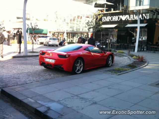 Ferrari 458 Italia spotted in Istanbul, Turkey