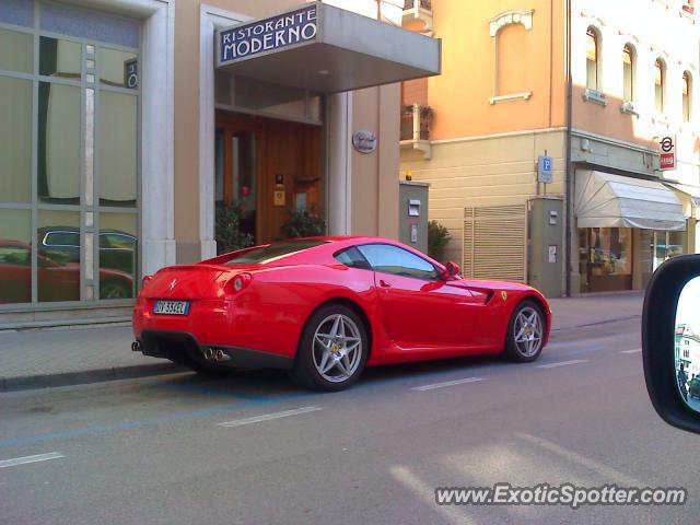 Ferrari 599GTB spotted in Pordenone, Italy