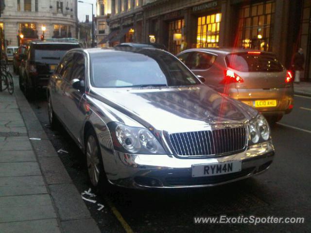 Mercedes Maybach spotted in London, United Kingdom