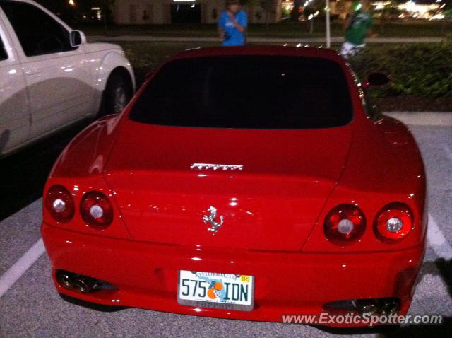 Ferrari 575M spotted in Jacksonville, Florida