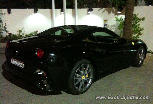 Ferrari California spotted in Beirut, Lebanon
