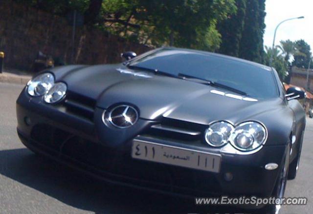 Mercedes SLR spotted in Beirut, Lebanon