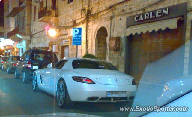 Mercedes SLS AMG spotted in Beirut, Lebanon