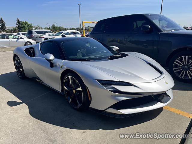 Ferrari SF90 Stradale spotted in Edmonton, Canada