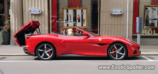 Ferrari Portofino spotted in Zurich, Switzerland