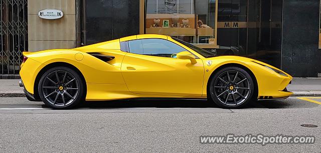 Ferrari F8 Tributo spotted in Zurich, Switzerland