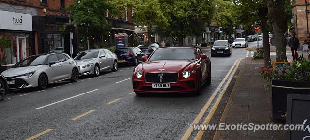 Bentley Continental spotted in Alderley Edge, United Kingdom