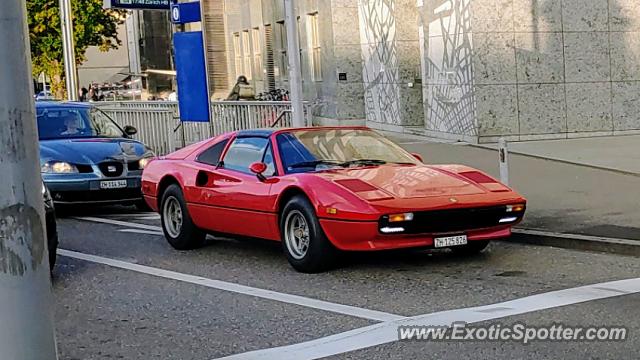 Ferrari 308 spotted in Zurich, Switzerland