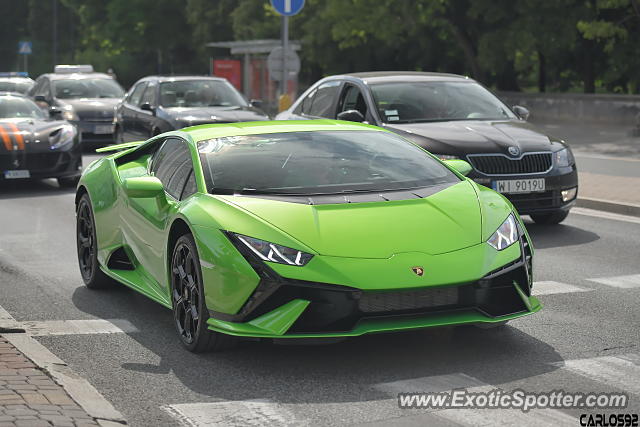 Lamborghini Huracan spotted in Warsaw, Poland