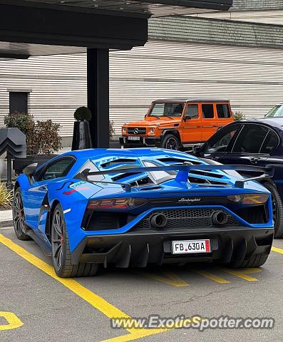 Lamborghini Aventador spotted in Sofia, Bulgaria