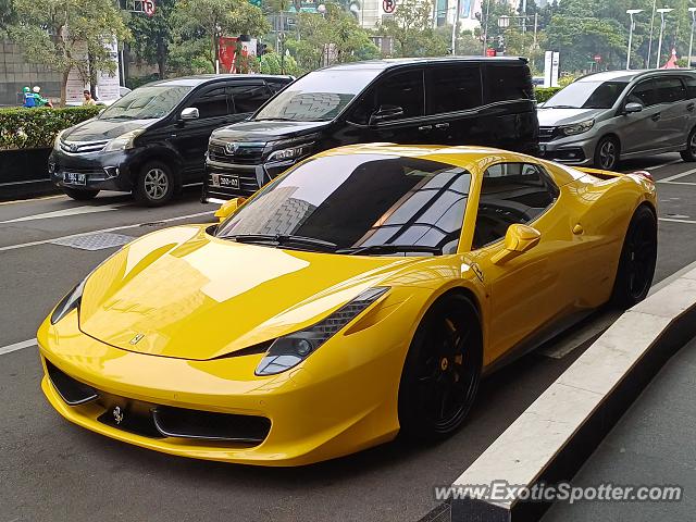Ferrari 458 Italia spotted in Jakarta, Indonesia