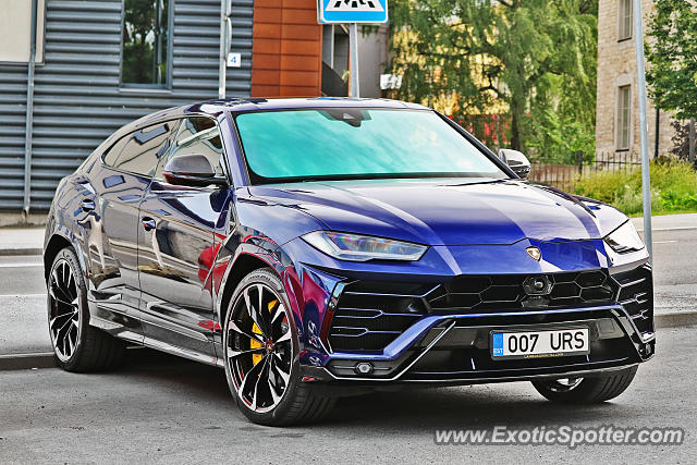 Lamborghini Urus spotted in Tallinn, Estonia