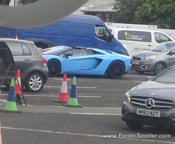 Lamborghini Aventador spotted in Stretford, United Kingdom