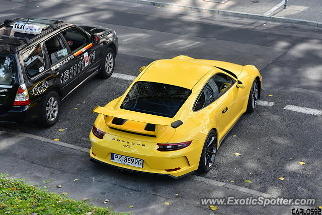 Porsche 911 GT3 spotted in Warsaw, Poland