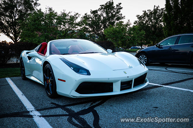 Ferrari 488 GTB spotted in Indianapolis, Indiana