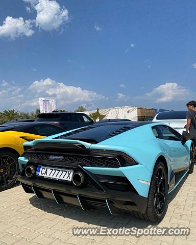 Lamborghini Huracan spotted in Sunny Beach, Bulgaria